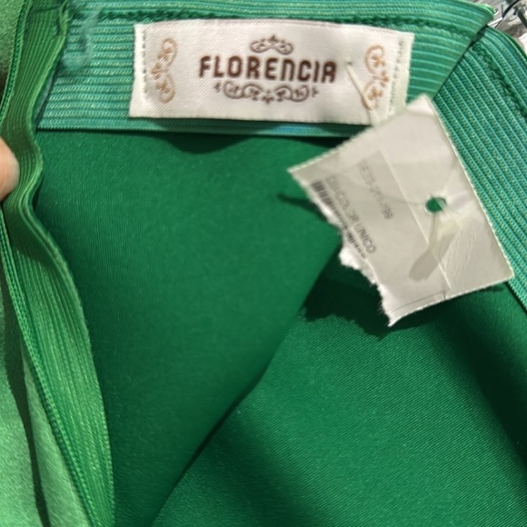 Florencio Kelly New green mini school girl skirt with back zipper size small - Picture 3 of 4